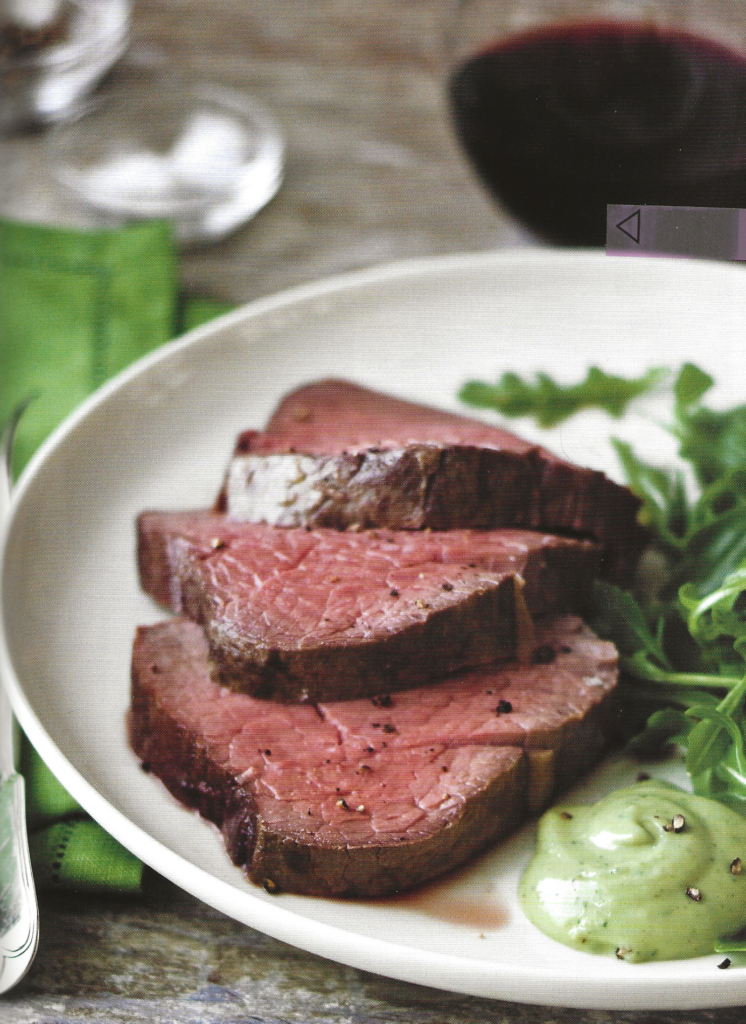 Slow Roasted Filet Of Beef And Basil Parmesan Mayonnaise Ermhearts