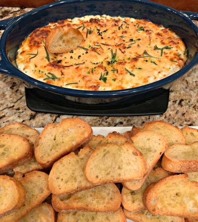 Baked Ricotta Dip • The Crumby Kitchen