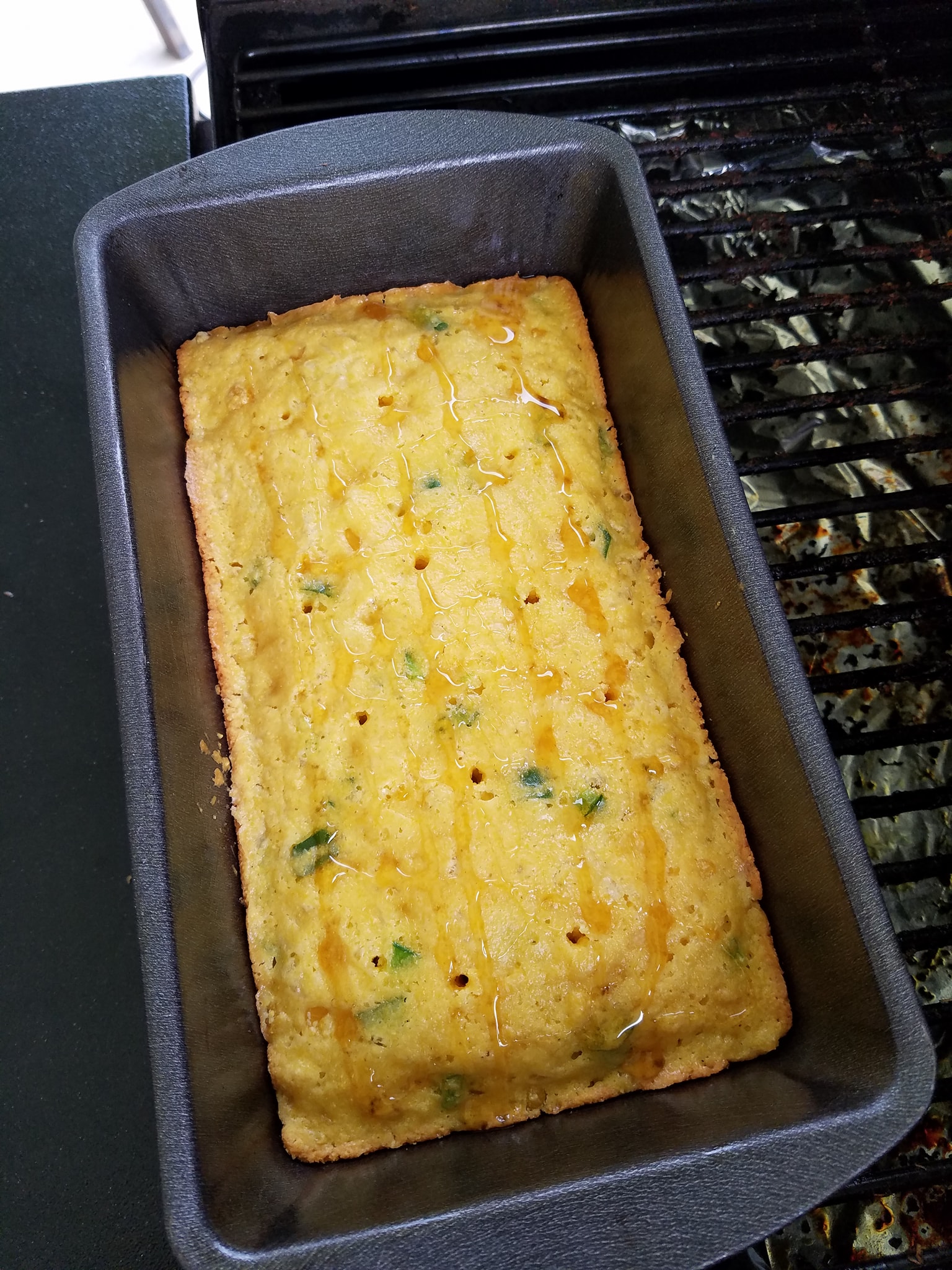 Smoked Jalapeno Cheddar Cornbread Ermhearts